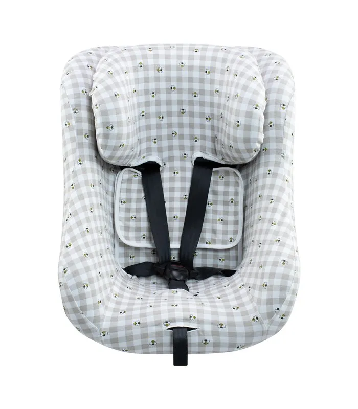 Joie Spin 360 e Nuna Rebl - Front View Picnic Vichy