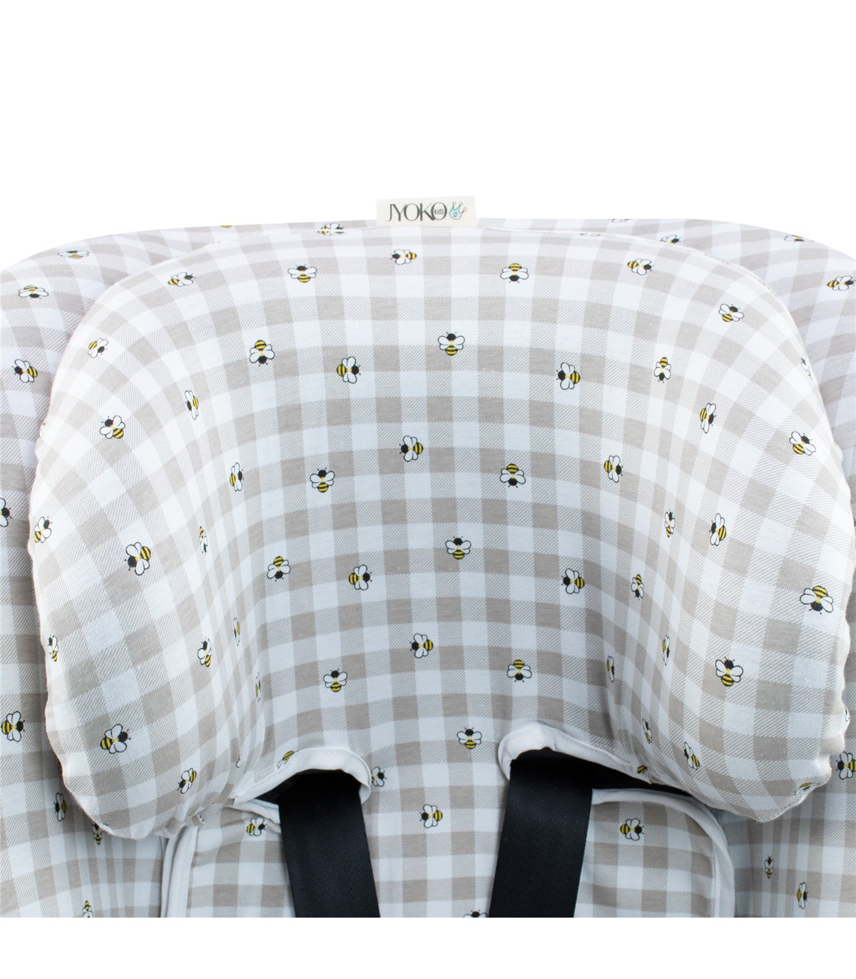 Joie Spin 360 and nuna rebl - Detail Picnic Vichy head