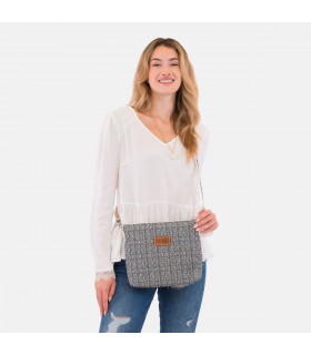 Bandolera - ethnische blaue Frontansicht 2