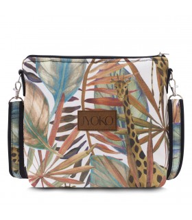 Crossbody bag - Front view Safari