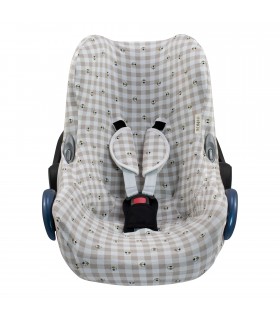 Maxi Cosi Cabriofix, City Mini et anglais - Picnic Vichy Front View
