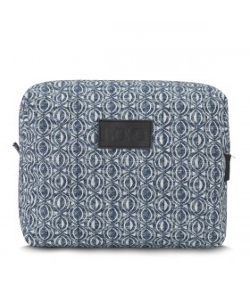 Toiletry bag - Front view Ethnic Blue