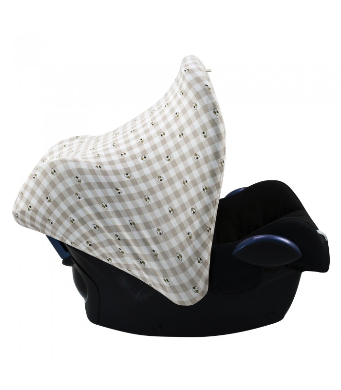 Porta-bebé Maxi cosi - vista lateral Picnic Vichy