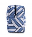 Borsa da toilette - Vista laterale Diamond Blue