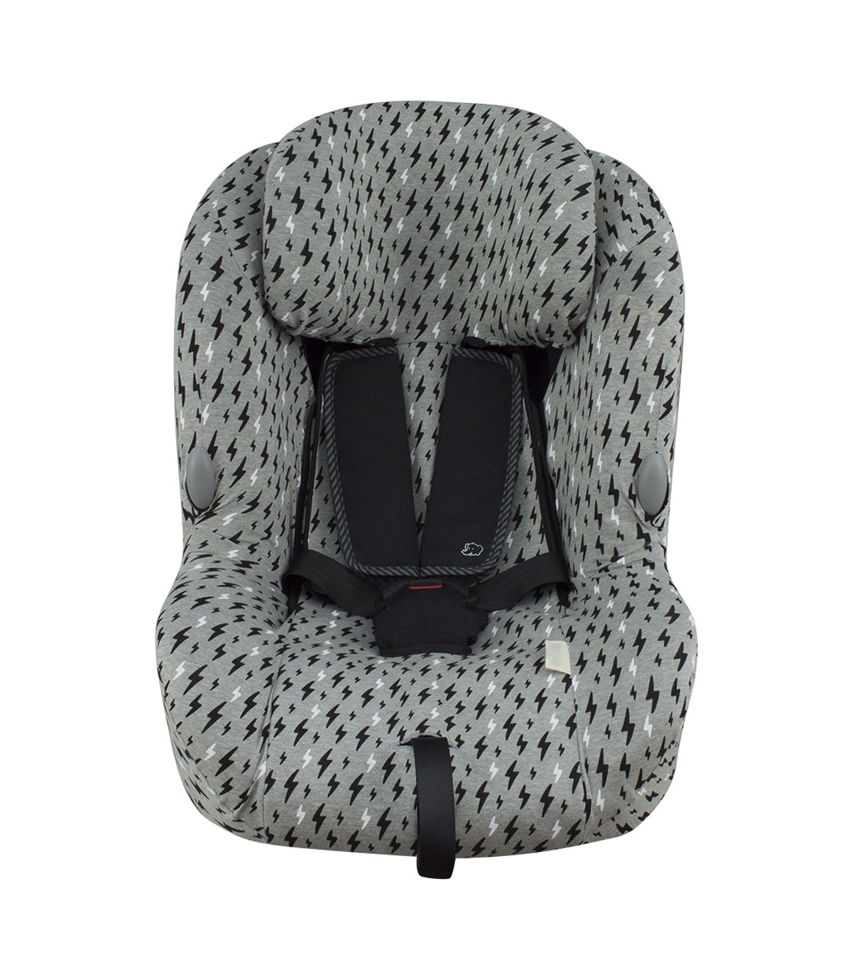 Bebe Confort Milofix - Vista frontal Black Rayo