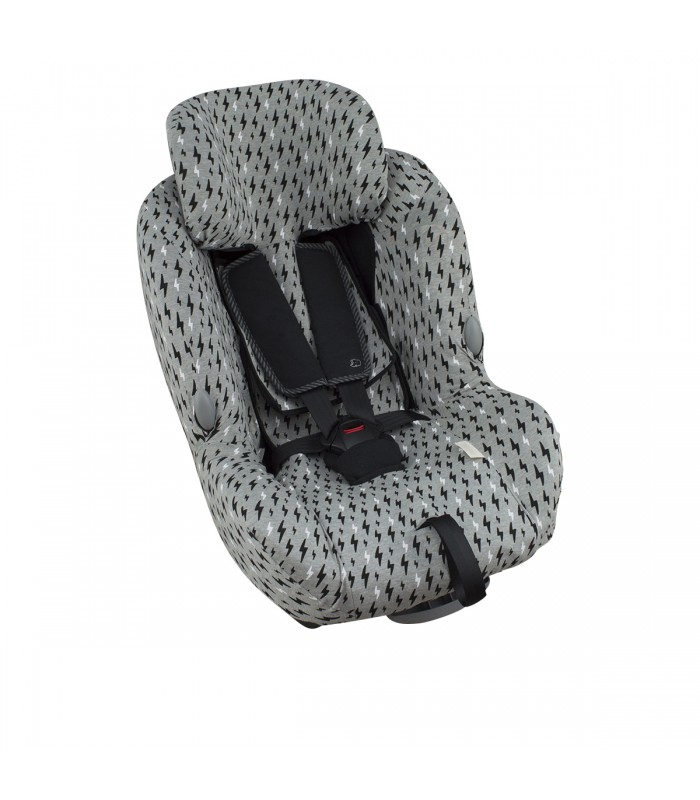 Baby Confort Milofix - Vista 3/4 Preto Rayo