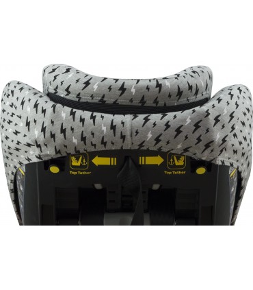 Baby Confort Milofix - Preto Rayo costas