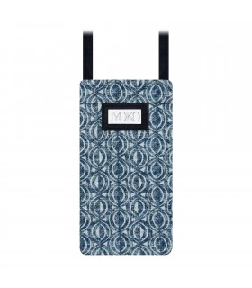 Padded Mobile Bag Ethnic Blue - 1 2