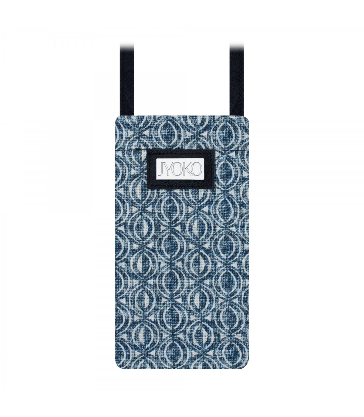 Padded Mobile Bag Ethnic Blue - 2