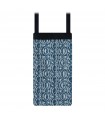 Padded Mobile Bag Ethnic Blue - 3