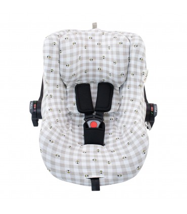 Funda para Portabebé Nest para Jané Groowy iSize - Vista Frontal Picnic Vichy