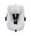 Capa para porta-bebés Nest para Jané Groowy iSize - Front View Picnic Vichy