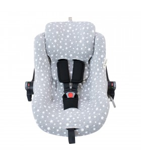 Funda para Portabebé Nest para Jané Groowy iSize - Vista Frontal White Star