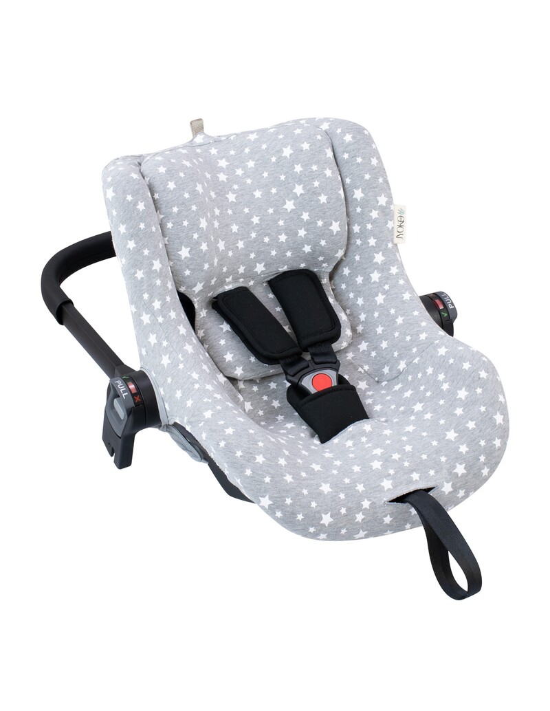Funda para Portabebé Nest para Jané Groowy iSize - Vista 3/4 White Star