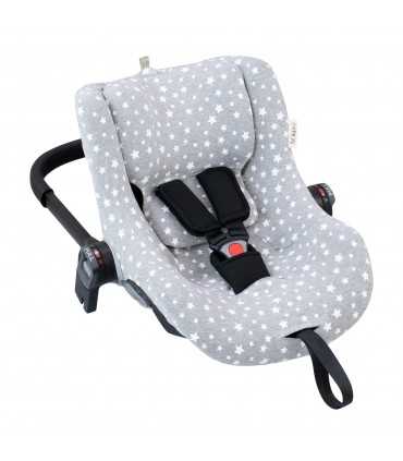 Funda para Portabebé Nest para Jané Groowy iSize - Vista 3/4 White Star