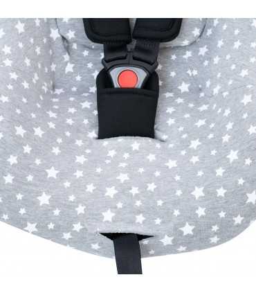 Funda para Portabebé Nest para Jané Groowy iSize - Detalle Inferior White Star