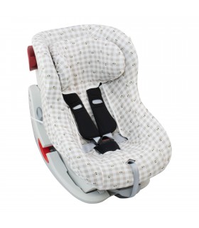 Universal cover for car seat with headrest - 41 2