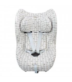 Cybex Sirona M2 e Gb Vaya I tamanho - Vista frontal Piquenique Vichy