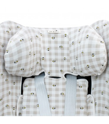 Cybex Sirona M2 e Gb Vaya I tamanho - Detalhe superior Picnic Vichy