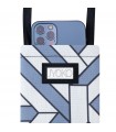 Gepolsterte Handytasche Diamond Blue - 4