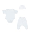 Conjunto primera puesta basico White Ivory - 1