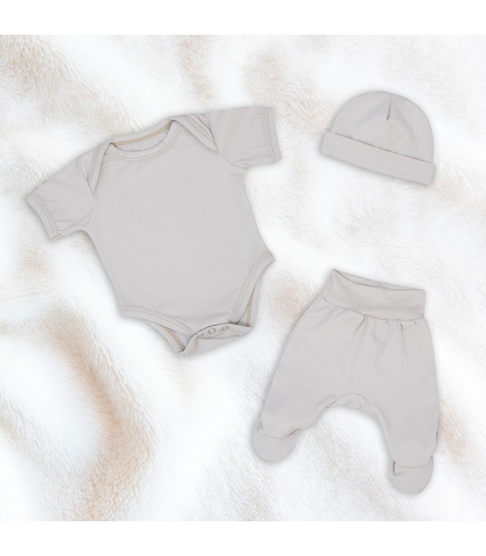 Conjunto básico creme para primeira utilização - 2