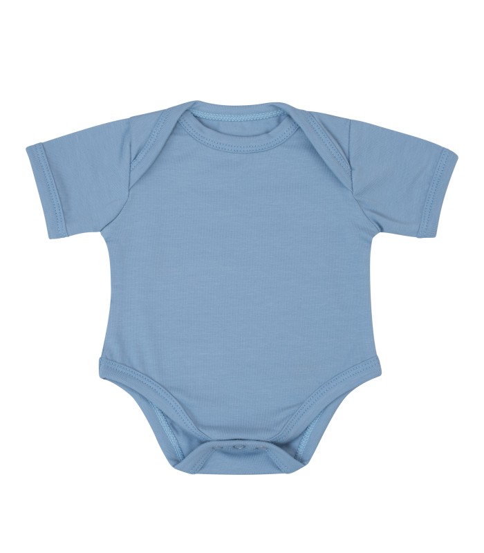 Erstes Set Baby Blue mit Schnullerhalter - 3