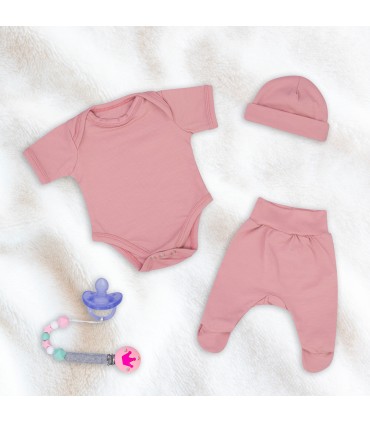 Rose Quartz First Wear Set avec attache-sucette - 2