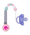 Rose Quartz First Wear Set with Pacifier Holder - 6