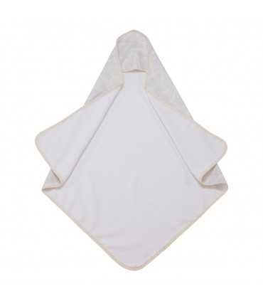 Ensemble premier port avec cape de bain crème nouveau-né - 10