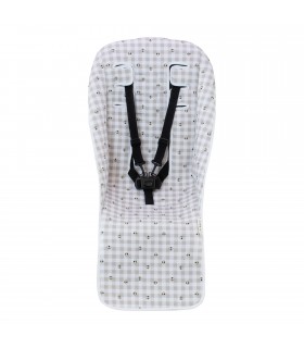 Uppababy Vista - Picnic Vichy Front view