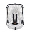 Paseo et Doona Plus Casqueur - Picnic Vichy Front View