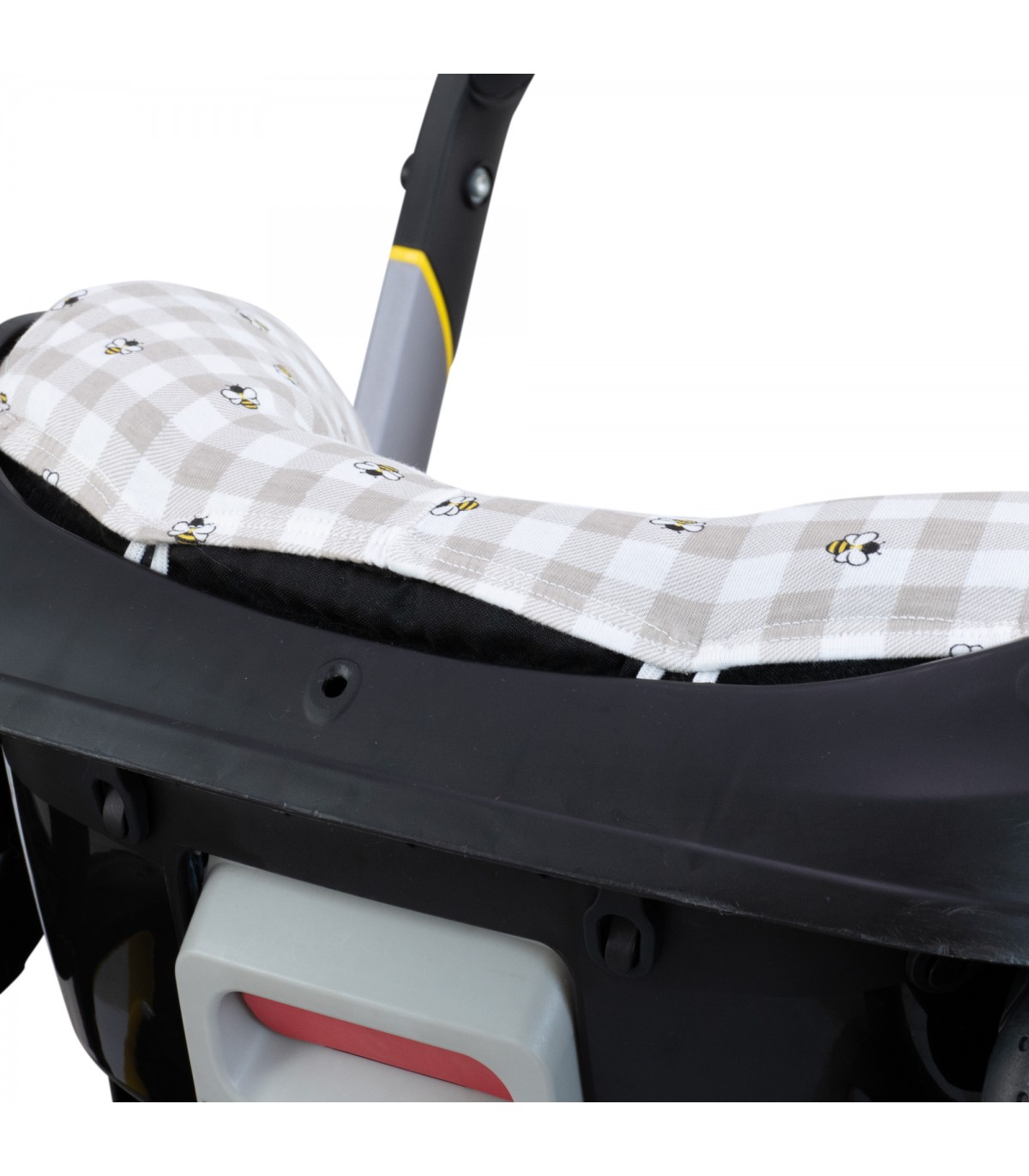 Capa para carrinho Doona e Doona Plus - Vista traseira de detalhe Picnic Vichy