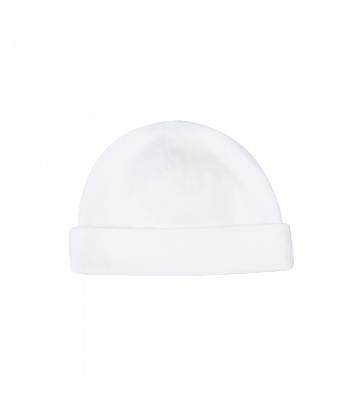 White Ivory Baby Hat - 1