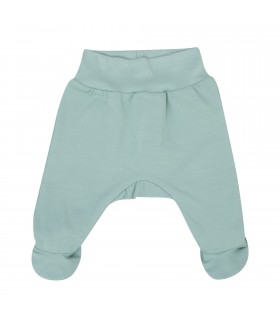 Joggings with feet Pastel Green - 1