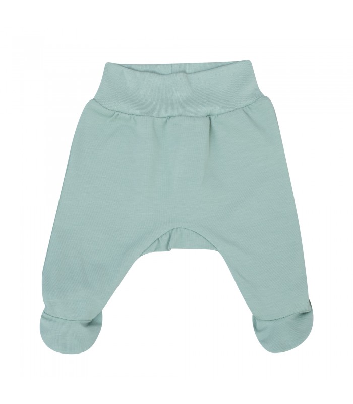 Joggings with feet Pastel Green - 1