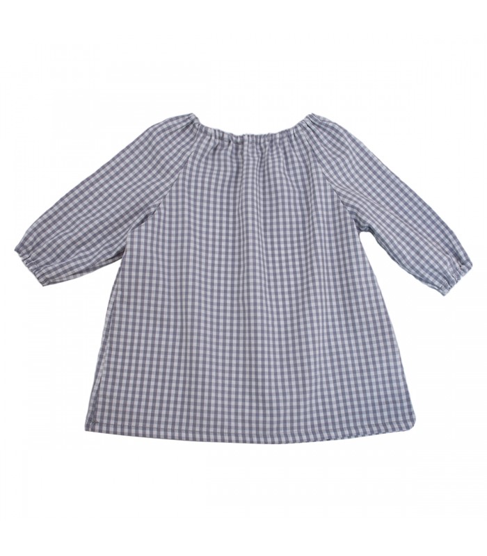 Bata Vichy Prateada - Vista Traseira