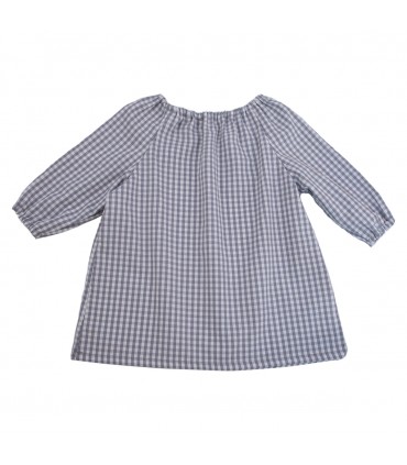 Bata Vichy Prateada - Vista Traseira