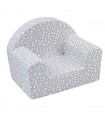 Poltrona de relaxamento infantil antiderrapante White Star - 2