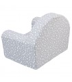 Poltrona de relaxamento infantil antiderrapante White Star - 5