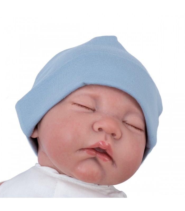 Chapéu de bebê azul bebê - 3