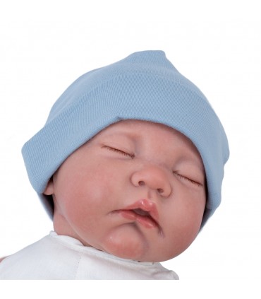Chapéu de bebê azul bebê - 3