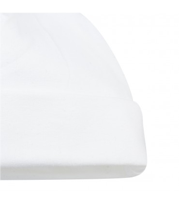 Chapéu de bebê branco marfim - 2