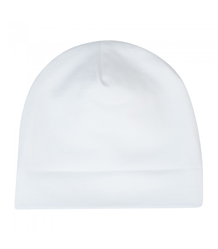 Chapéu de bebê branco marfim - 5