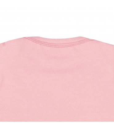 Manga corta al quarzo rosa del primo corpo - dettaglio del collo posteriore