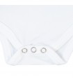 Baby First Body White Ivory Short Manga - Boutons de détail