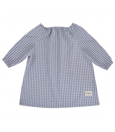 Silver Vichy Nursery Bat - Vista frontale