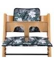 SET 3 EVOLUTIVE COJINES FOR TRONA STOKKE TRIPP TRAPP - Front view ZEBRA