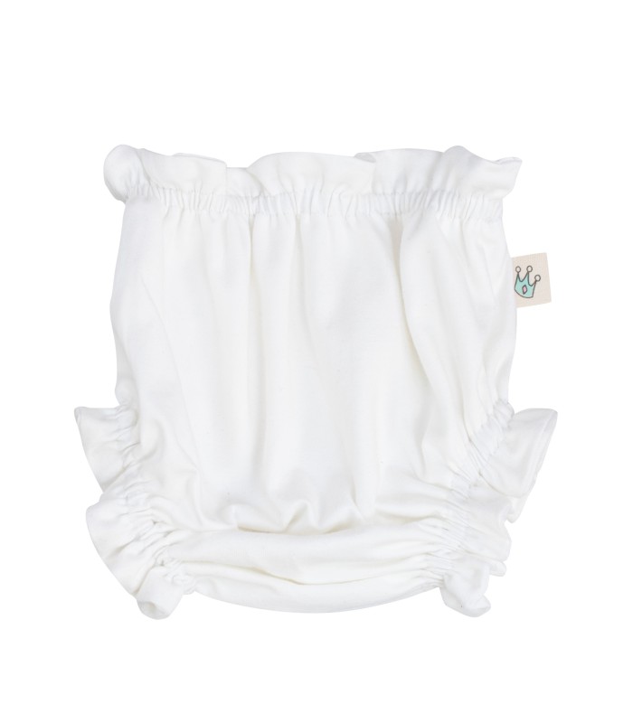 Shorts Branco Marfim - Vista Frontal