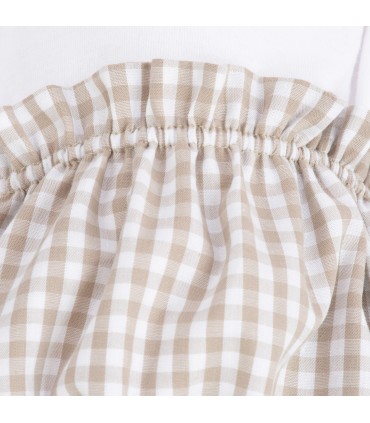 Culotte Gold Vichy - Detalle Fruncido